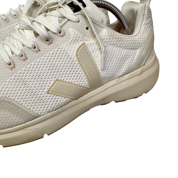 Veja CONDOR 2 ALVEOMESH WHITE PIERRE size 10